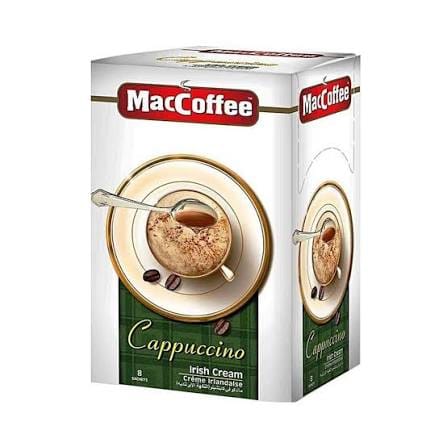 MACCOFFEE CAPPUCINO IRISH 12.5GM