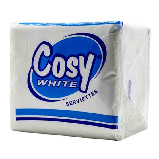 COSY WHITE SERVIETTES 100'S