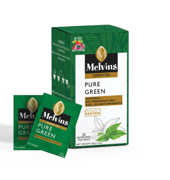 MELVINS PURE GREEN TEA 25'S