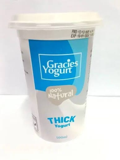GRACIES YOGHURT NATURAL 500ML