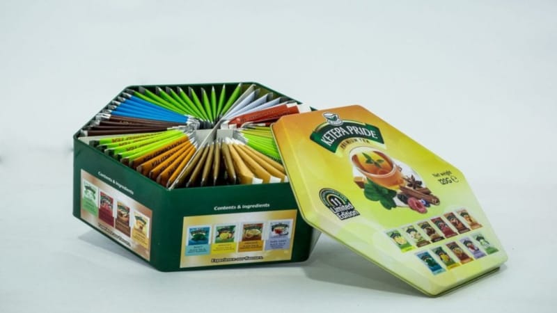 KETEPA HEXAGONAL TEA BAGS 60'S 120GM