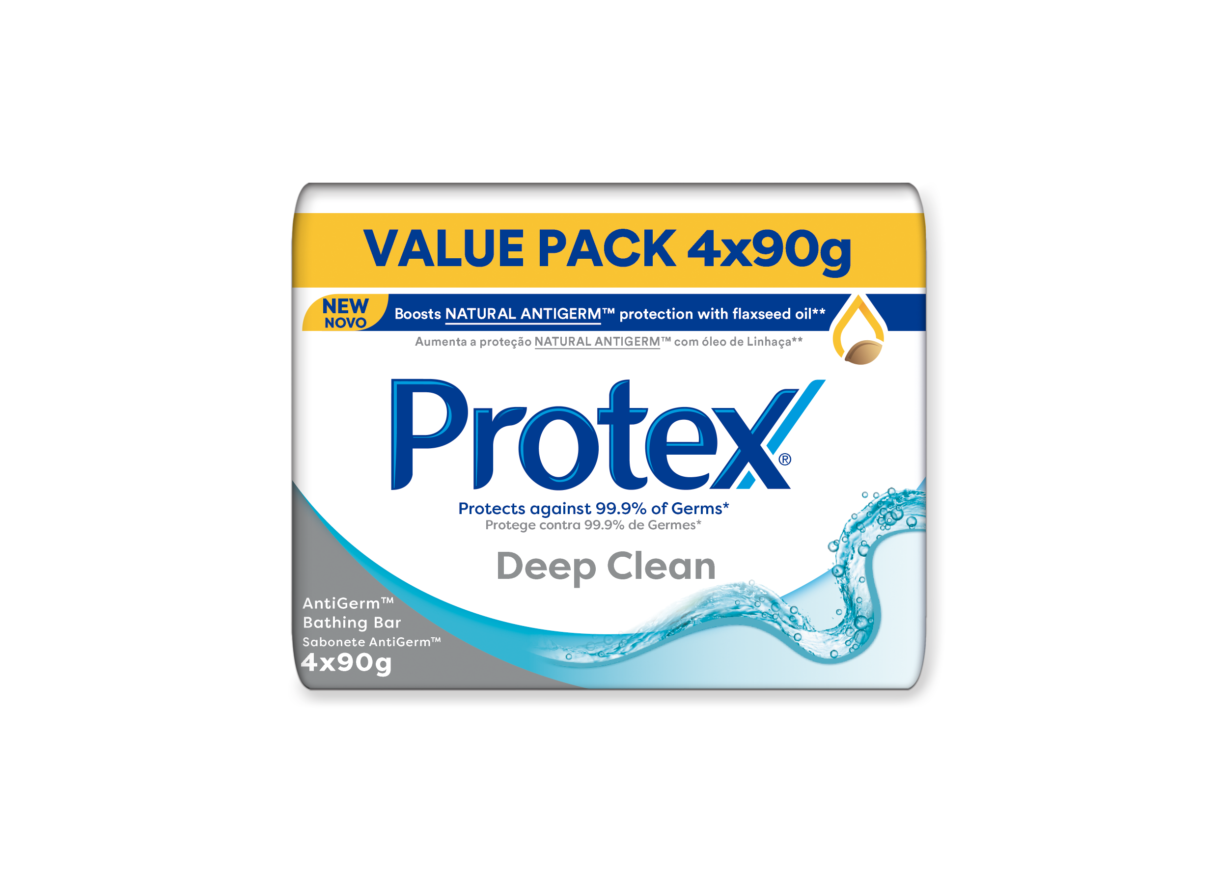 PROTEX DEEP CLEAN BATH SOAP 3+1 90GM