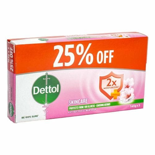 DETTOL SKINCARE 3S 165GM