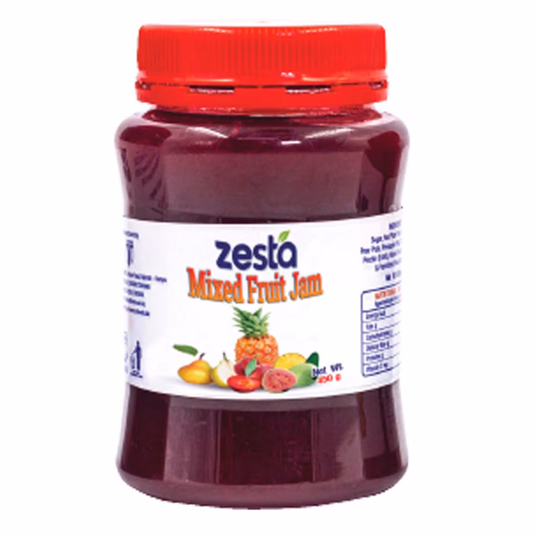 ZESTA MIXED FRUIT JAM PET 450GM