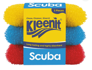 KLEENIT SCUBA 3PK SCRUBBER