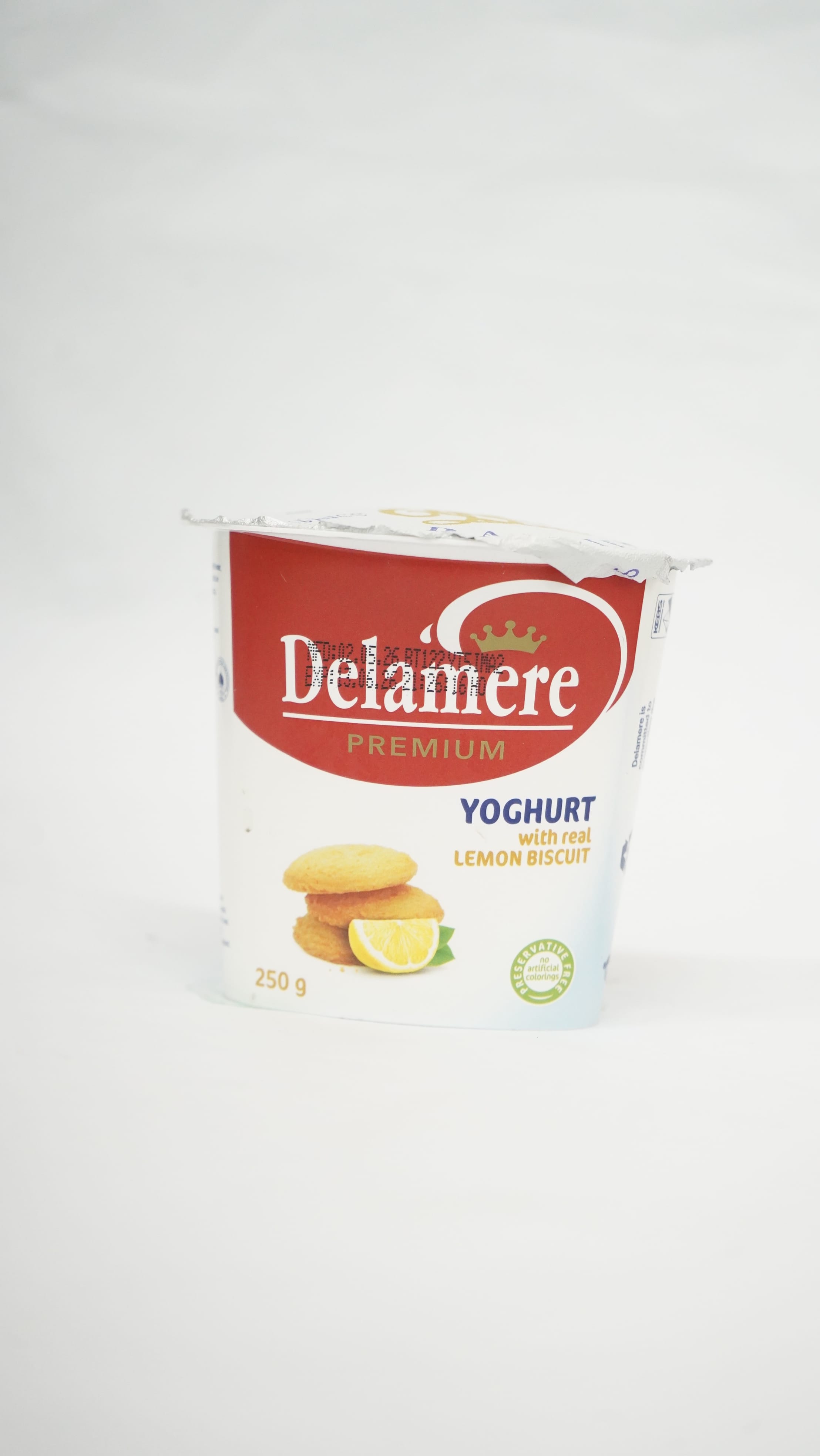 DELAMERE PREMIUM LEMON CUP 250ML