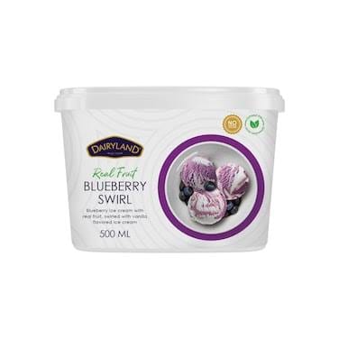 DAIRYLAND REAL FRUIT BLUEBERRY 500ML