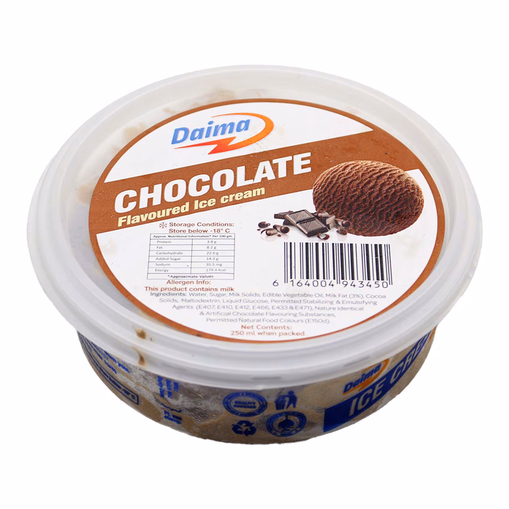 DAIMA CHOCOLATE ICE CREAM 120ML