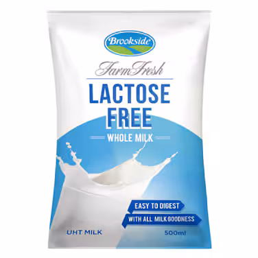 BROOKSIDE UHT LACTOSE FREE MILK 500ML