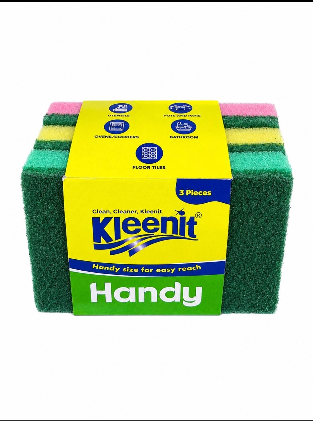 KLEENIT HANDY 3PK SCRUBBER