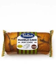 FESTIVE POUND MARBLE CHOCO-MINT SLICE 400G