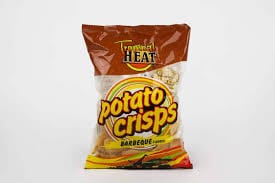 TROPICAL HEAT BARBEQUE CRISPS 50GM