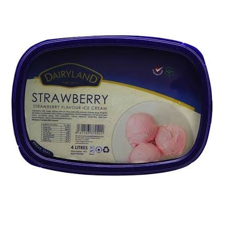DAIRYLAND STRAWBERRY 4LTR