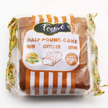 FESTIVE HALFPOUND CAKE COFFEE SLICE 200G