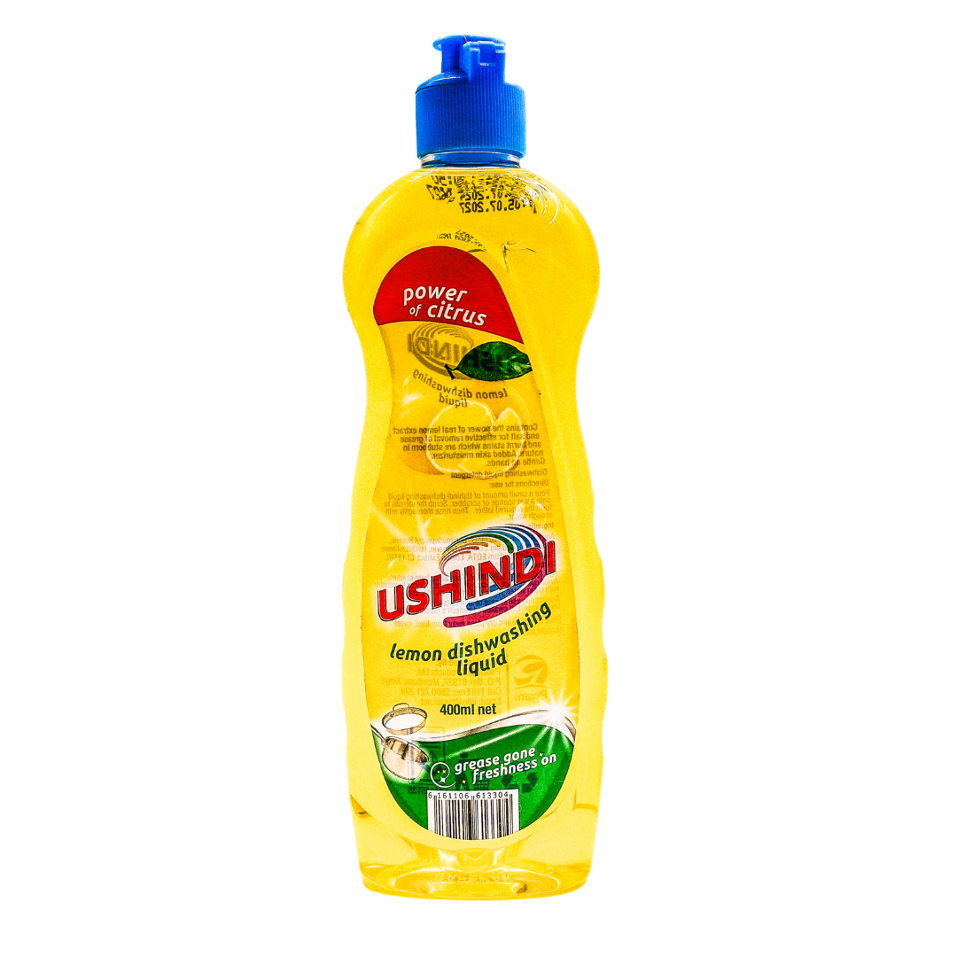 USHINDI DISH WASHING LIQUID LEMON 400ML