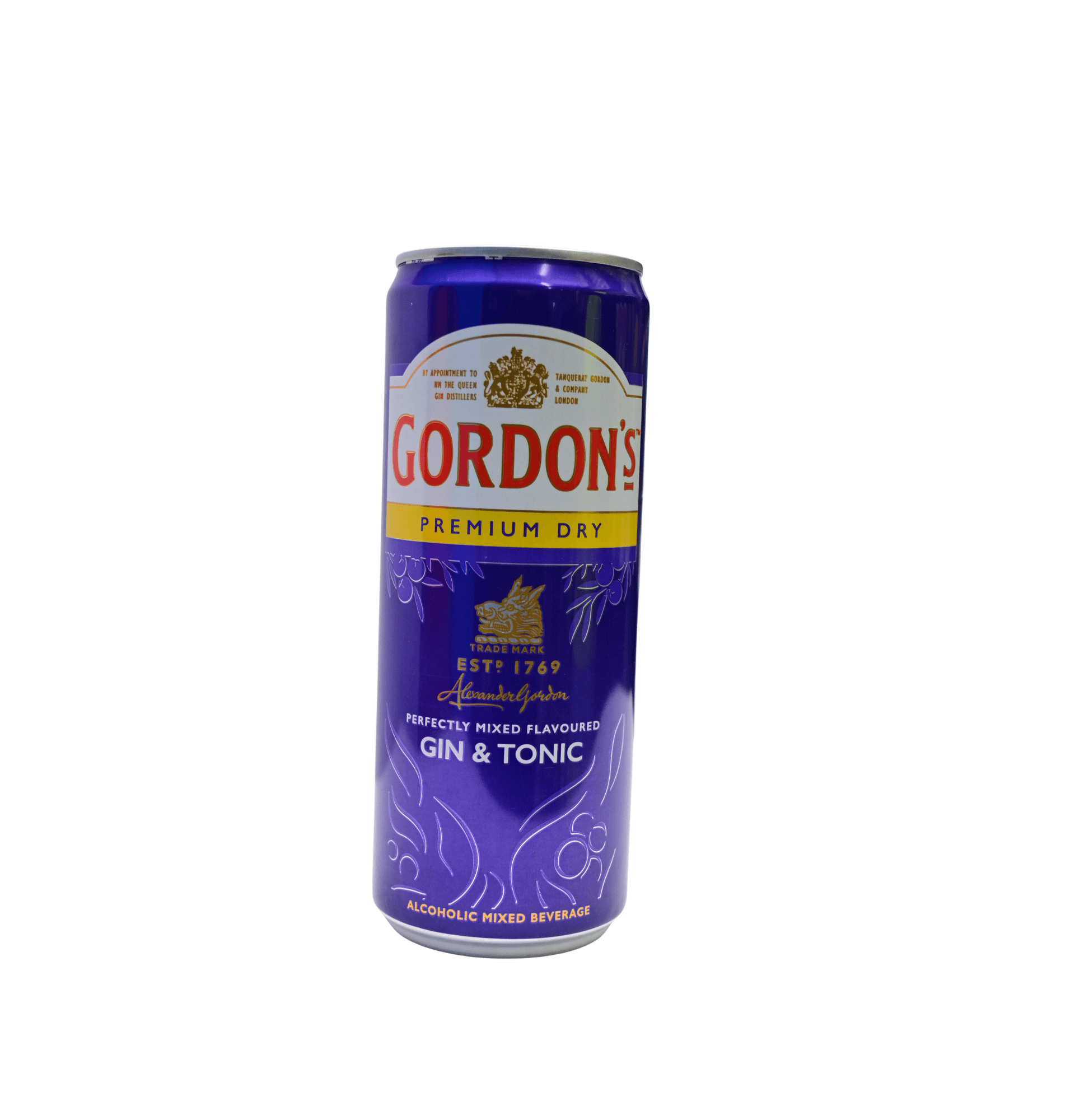 GORDONS PREMIUM DRY&TONIC CAN 330ML