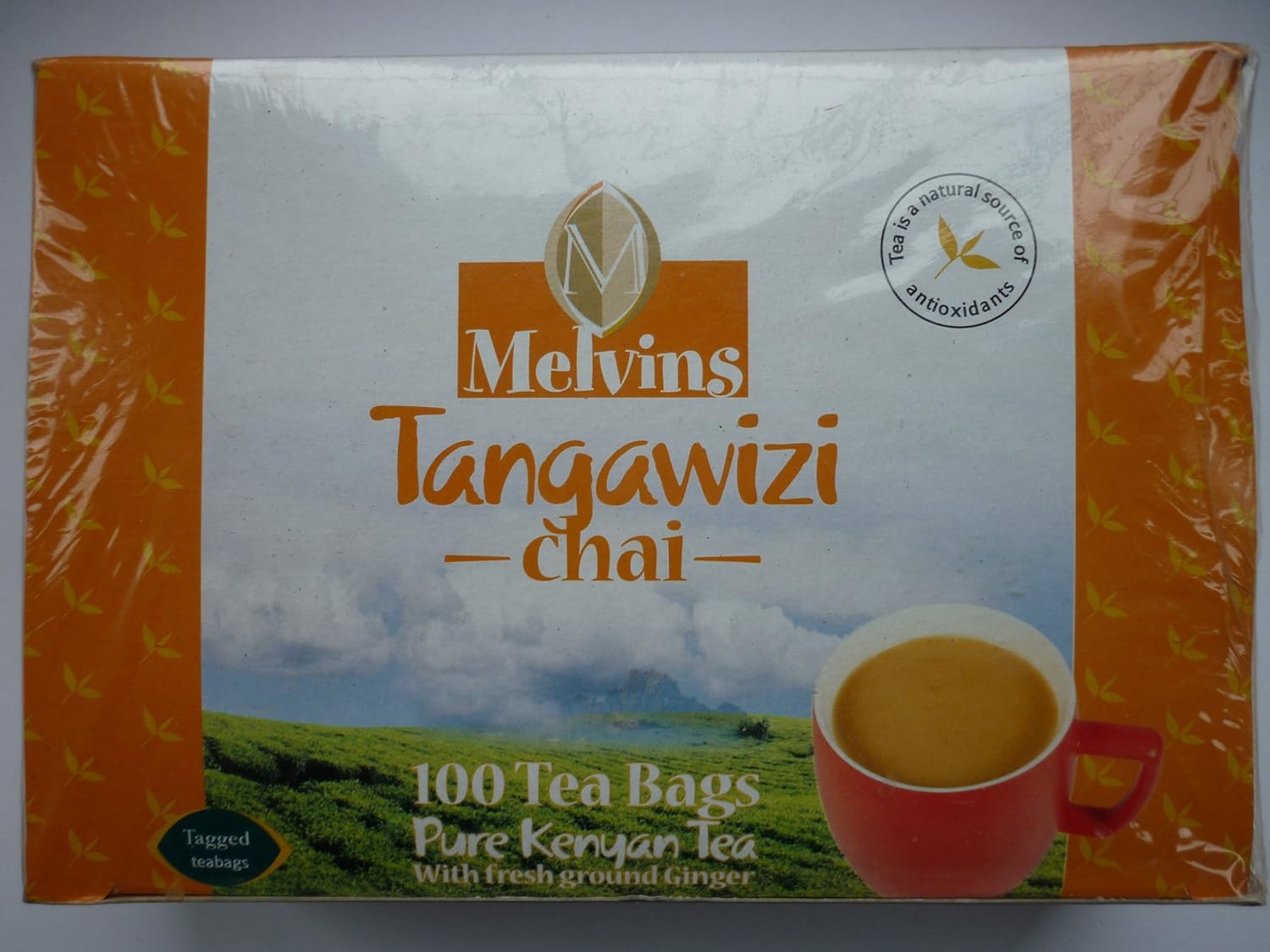 MELVINS GINGER TEA-BAGS 100'S TAGGED