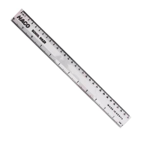 HACO SCHOOL-RULER CLEAR