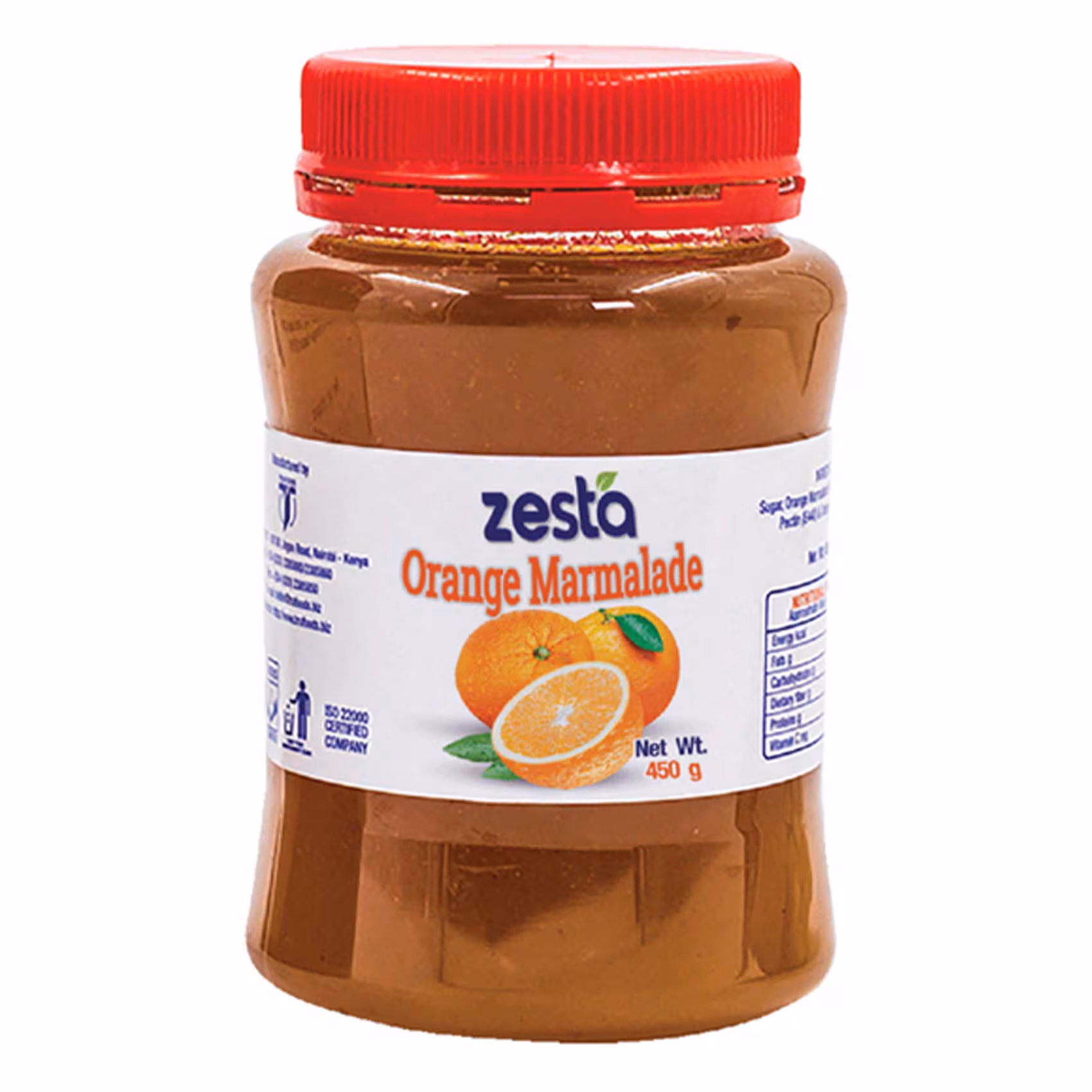 ZESTA ORANGE MARMALADE JAM PET 450GM