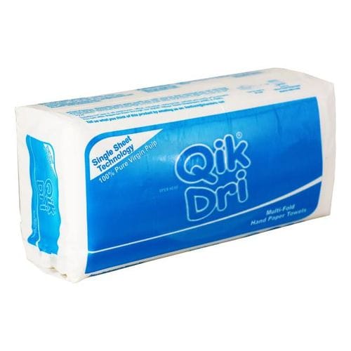 QIK DRI WHITE MULTI-FOLD TOWEL 240 SHEETS
