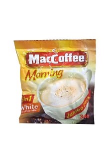 MACCOFFEE MORNING WHITE COFFEE MIX 34GM