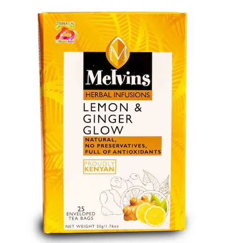 MELVINS LEMON GINGER BISCUITS 25*2GM