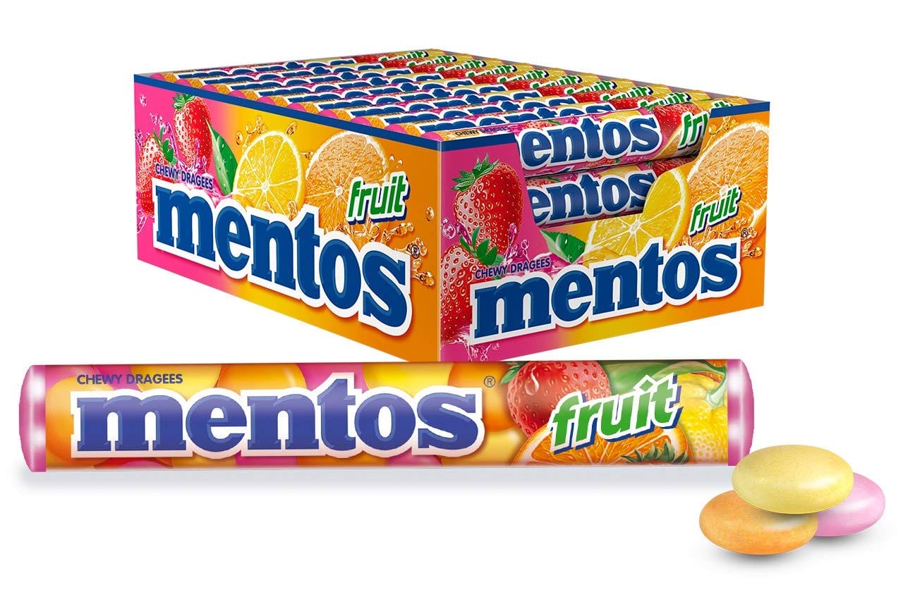 MENTOS FRUIT ROLLS 37.5GM