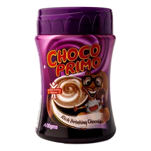 CHOCO PRIMO DRINKING CHOCOLATE JAR 400GM