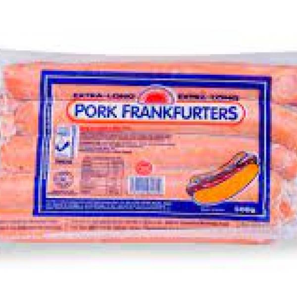 Pork Frankfurters Ex-Long 500Gm
