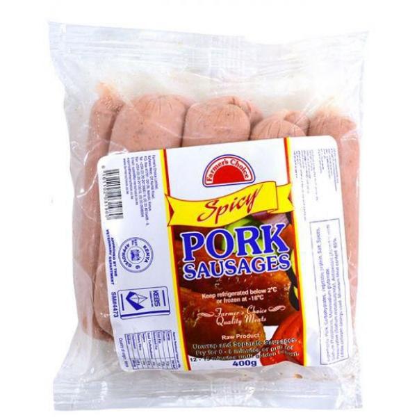 Spicy Pork Sausages 400Gm