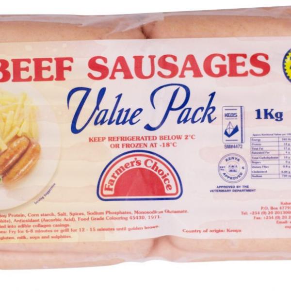 Beef Sausages Economy 1Kg