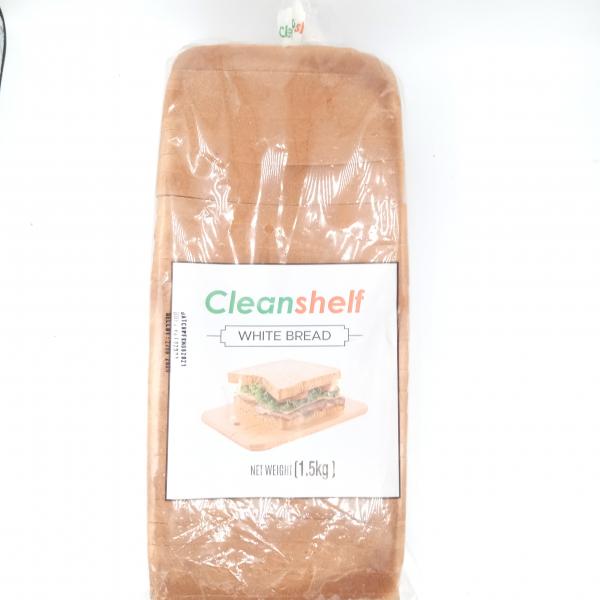 Cleanshelf White Bread 1.5Kg