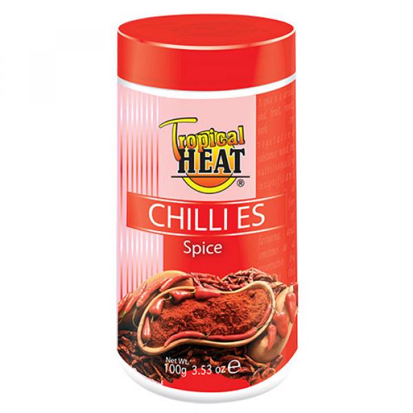 Tropical Heat Chillies Ground Jar 100Gm