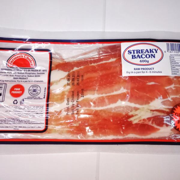 Streaky Bacon 400Gm