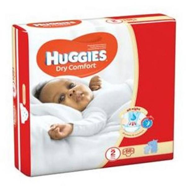 Huggies Dry Comfort Sz2 68'S