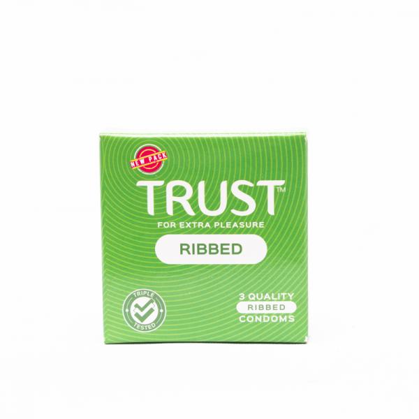 Trust Ribbed Condoms*24