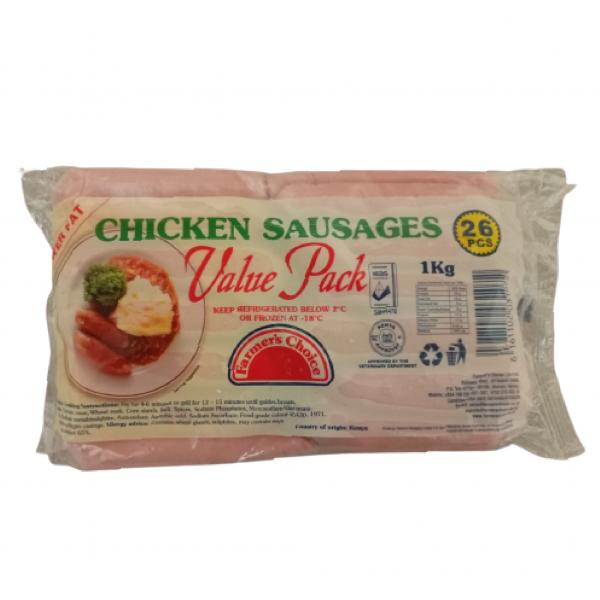 Chicken Sausages V/Pack 1Kg