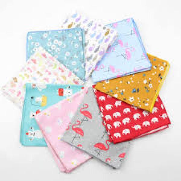 Handkerchief White Plain 'Rgg'