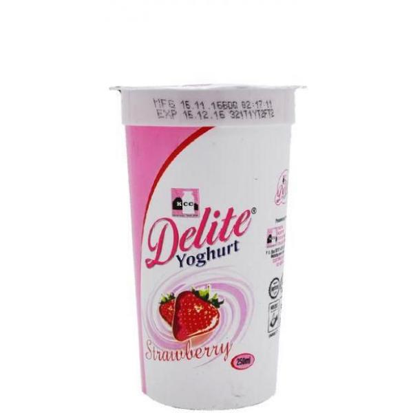 Kcc Delite Yoght Strawberry 250Ml
