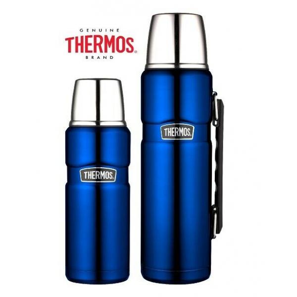 Thermos Vacuum Flask 1L Blue