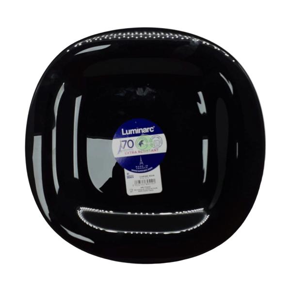 Carine Black Dinner Plate