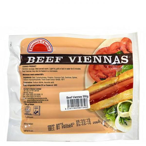 Beef Viennas 500Gm