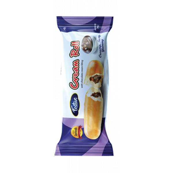 Festive Cream Roll+Choco 70Gm