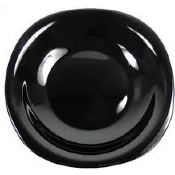 Carine Black Soup Plate