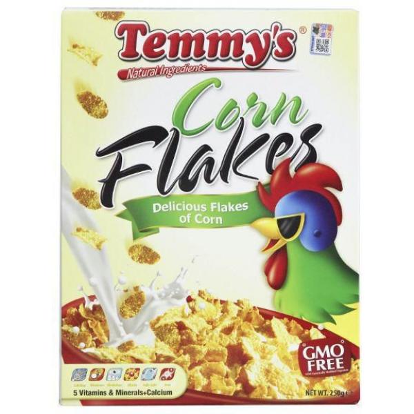 Temmys Corn Flakes 250Gm