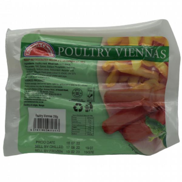 Poultry Viennas 250Gm