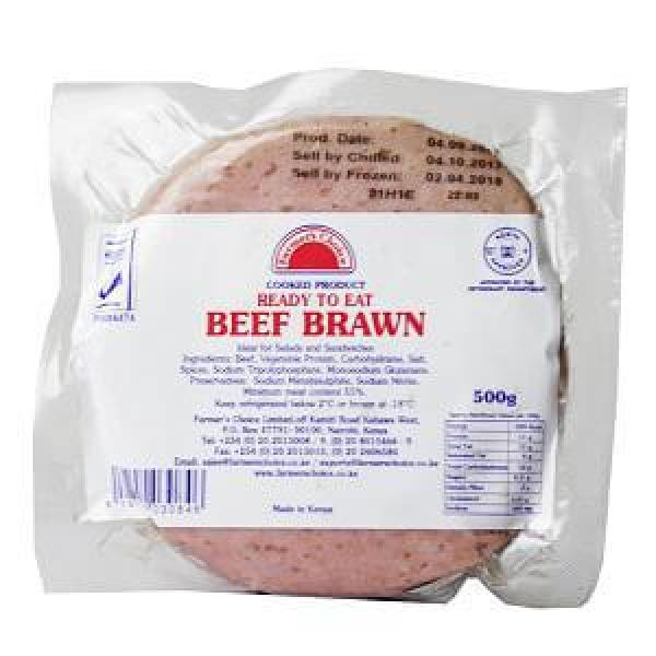 Beef Brawn -Sliced 500Gm