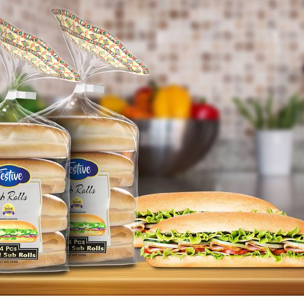 Festive Sliced Sub Rolls