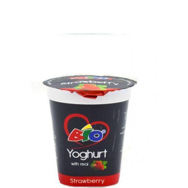 Bio Food Yght Strawberry 150Ml