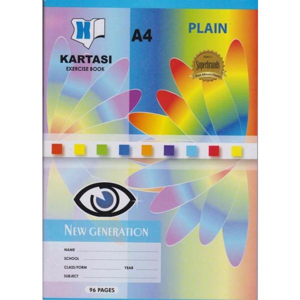 Kartasi A4 96Pgs Plain